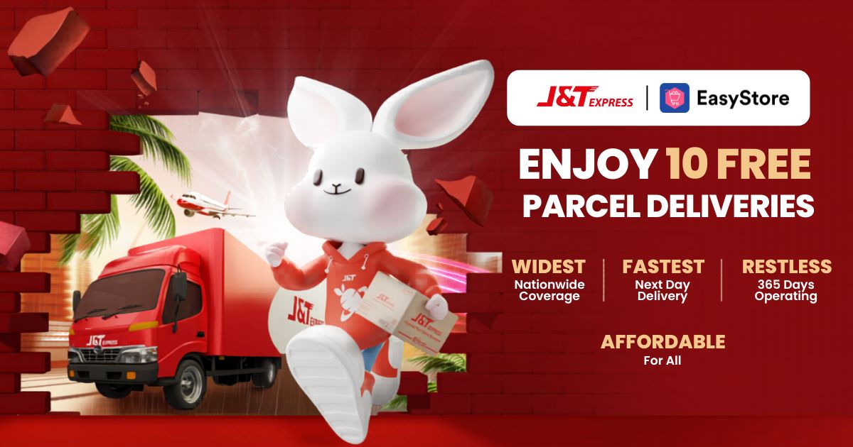 Get 10 Deliveries For Free with J&T! | EasyStore