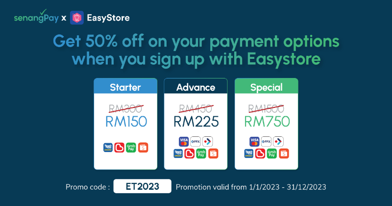 senangPay Exclusive Deal | EasyStore