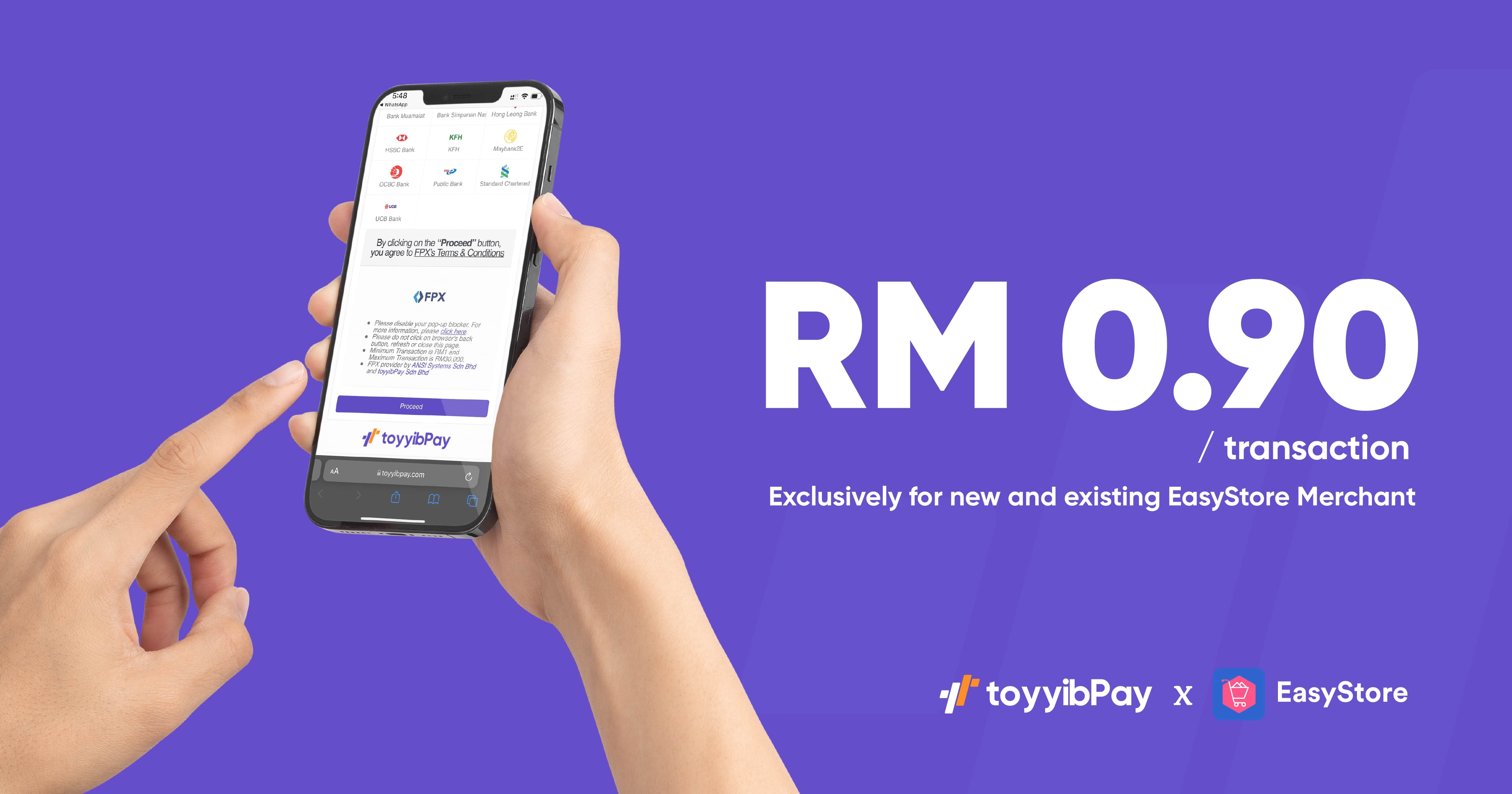 toyyibPay Exclusive Offer | EasyStore