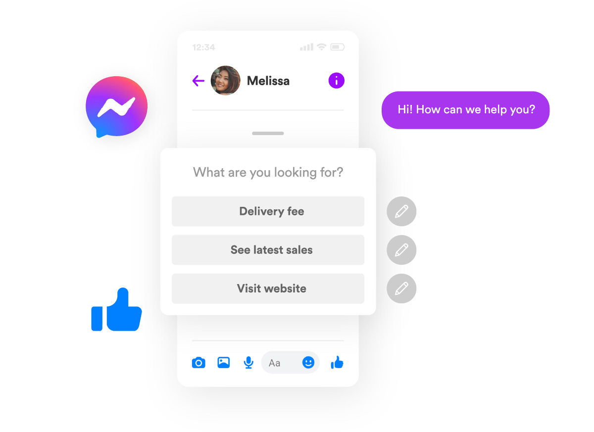 24/7 chatbot with Messenger | EasyStore