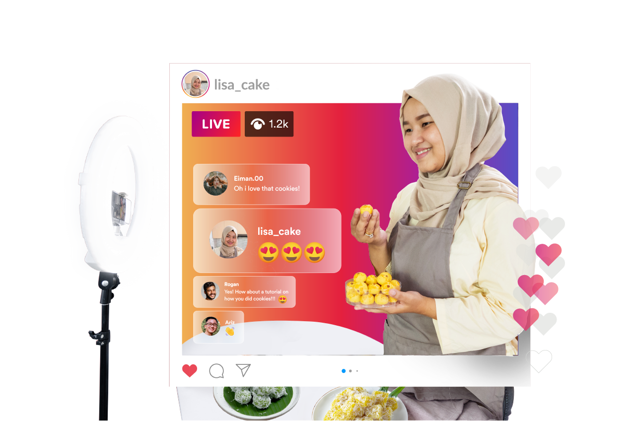 Tingkatkan penjualan dengan &lt;b&gt;Instagram Live&lt;/b&gt; | EasyStore