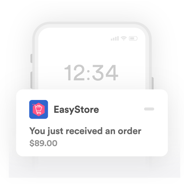  Push notifications  | EasyStore