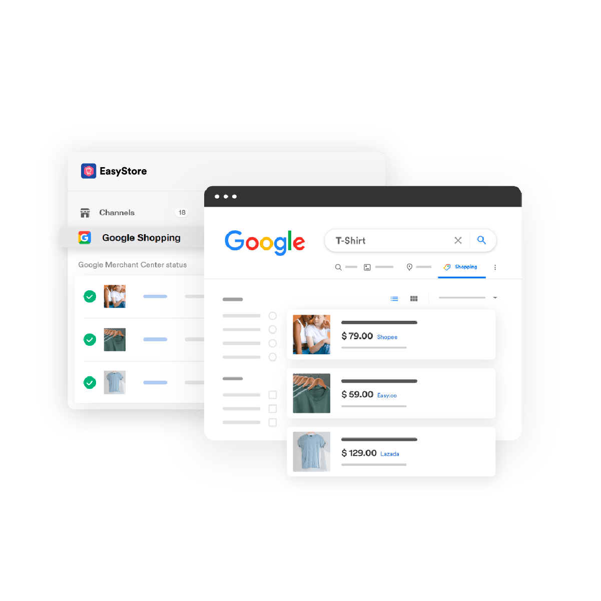 Google 購物 | EasyStore