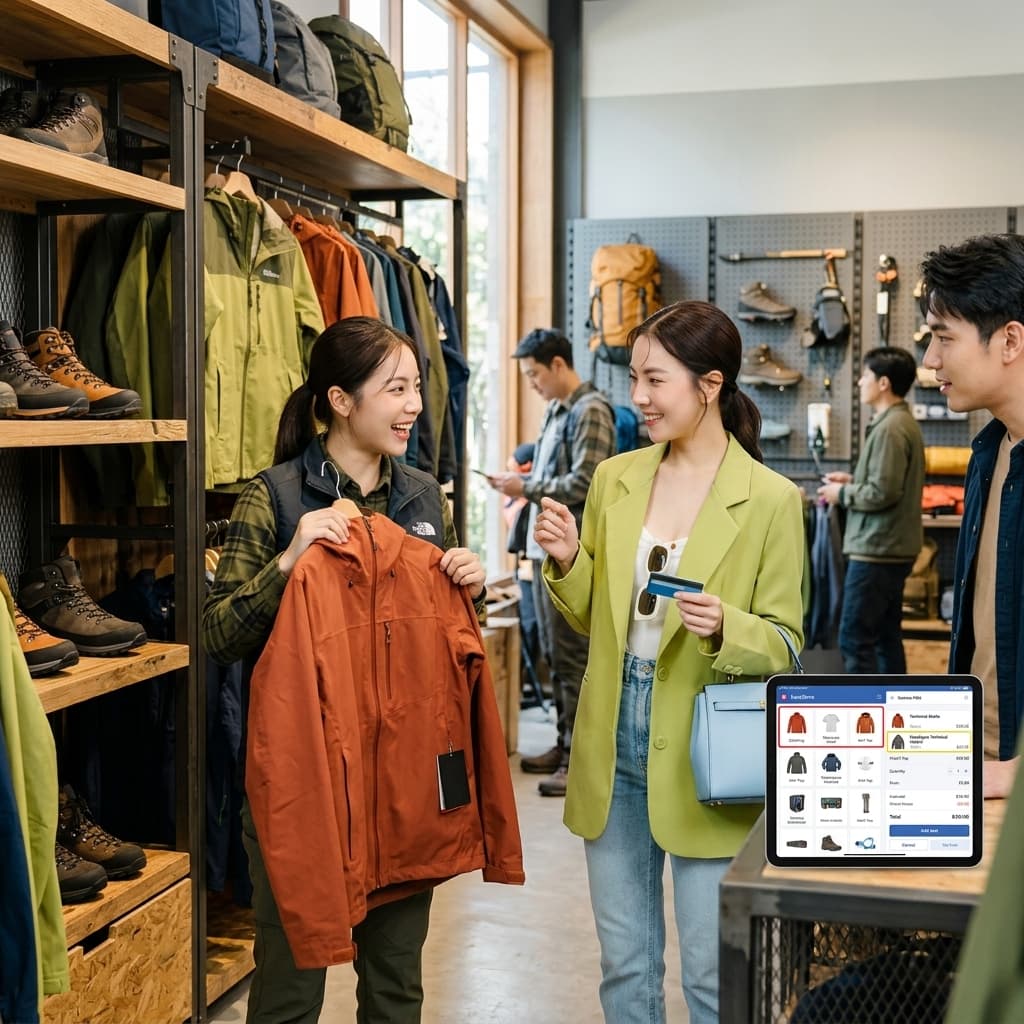 銷售戶外機能服飾 | EasyStore