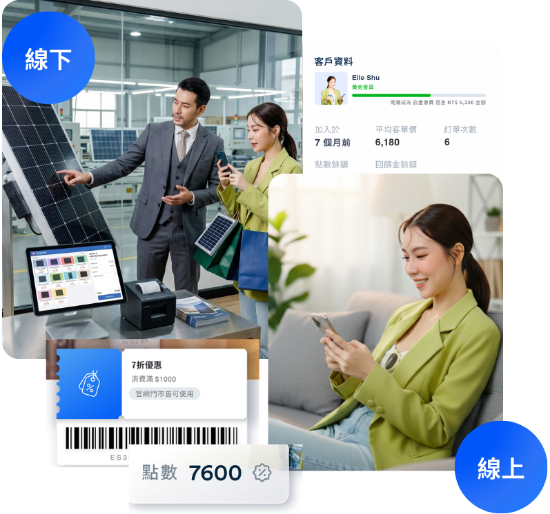 賣太陽能面板官網開店平台 ｜ 不再被抽成與對帳加班 | EasyStore UCX 購物體驗 | EasyStore