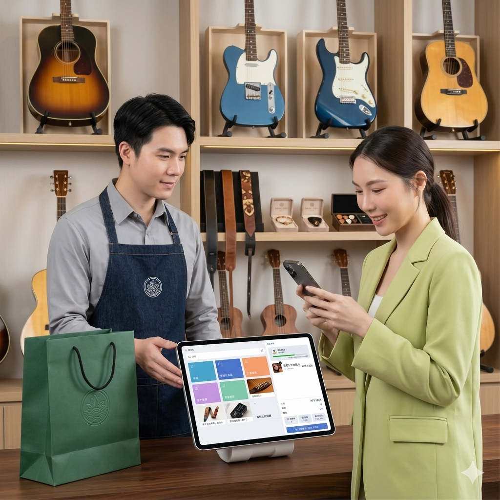 賣吉他官網門市開店平台｜對帳不加班 | EasyStore UCX 全通路購物體驗 | EasyStore