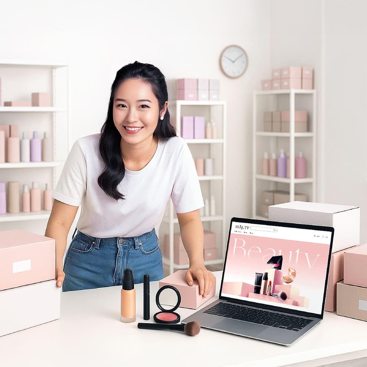 保養美妝品牌創業開店 | EasyStore