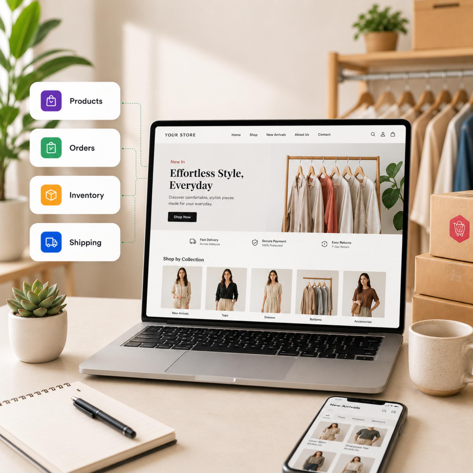 EasyStore online store builder with products, orders, inventory and shipping | EasyStore