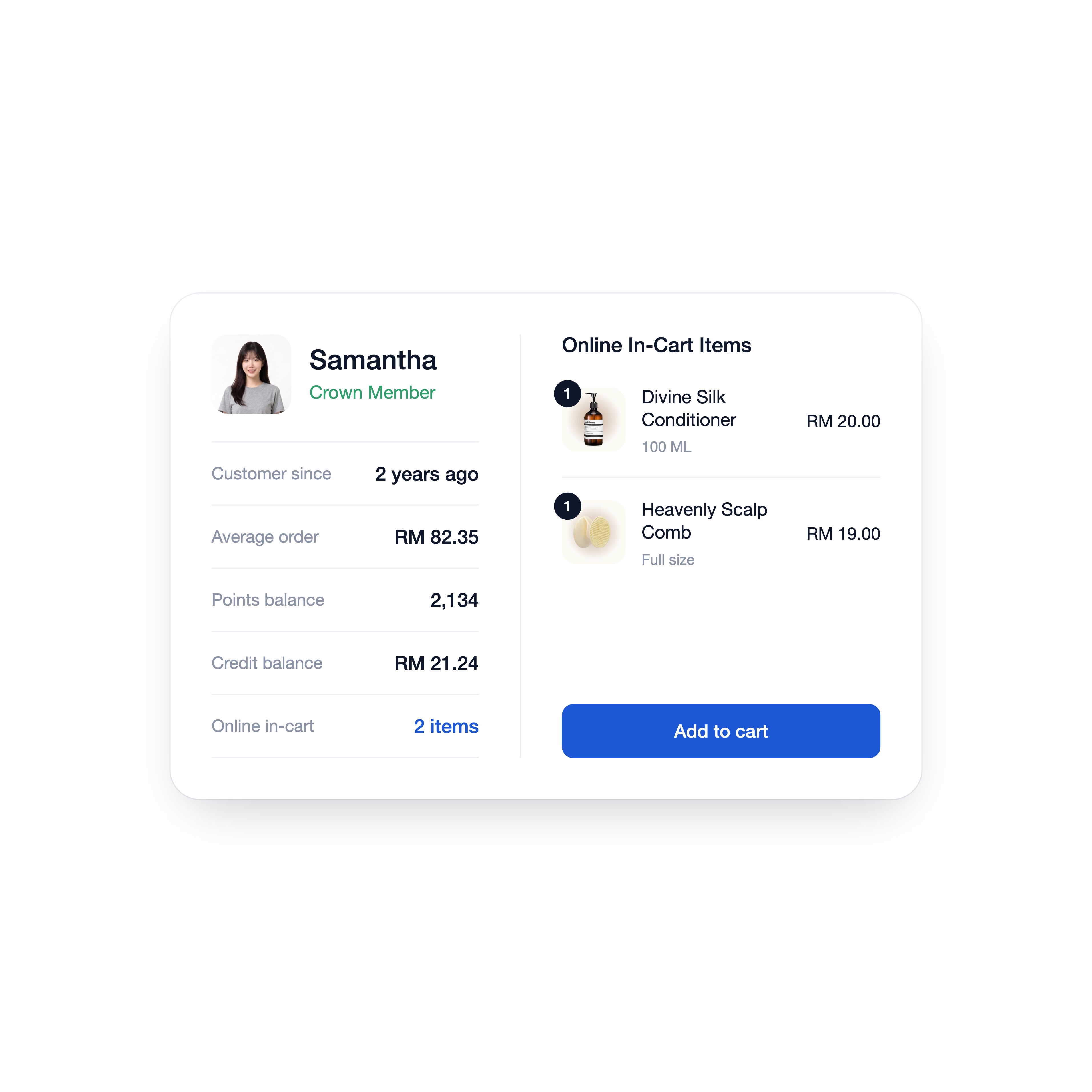 Help customers complete a product considered online | EasyStore