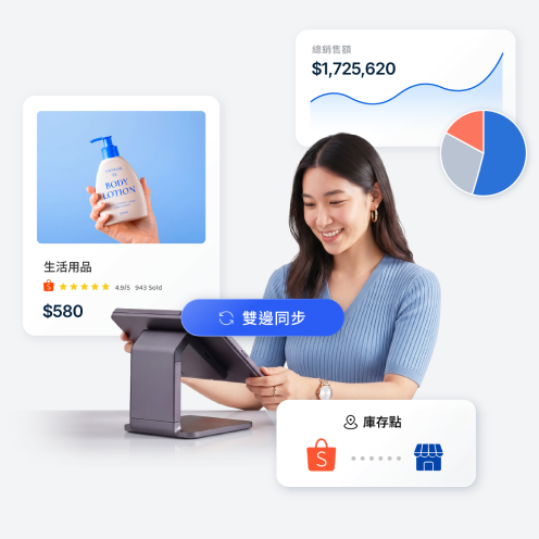 蝦皮無縫串接門市一個後台，資料全同步 | EasyStore