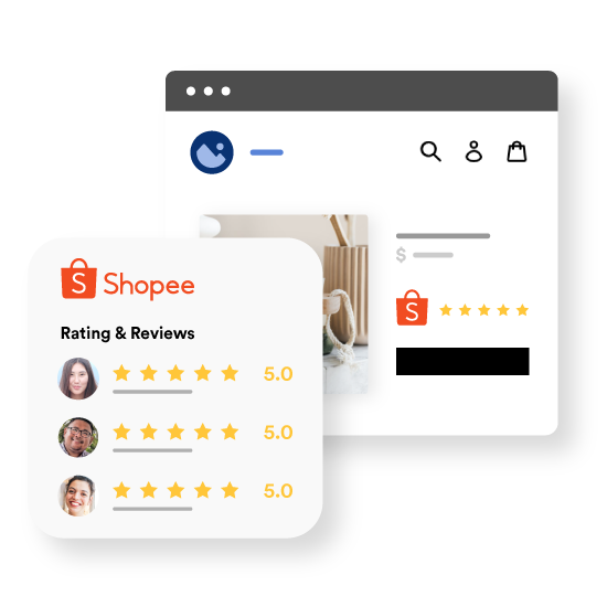  Display Shopee rating in online store  | EasyStore