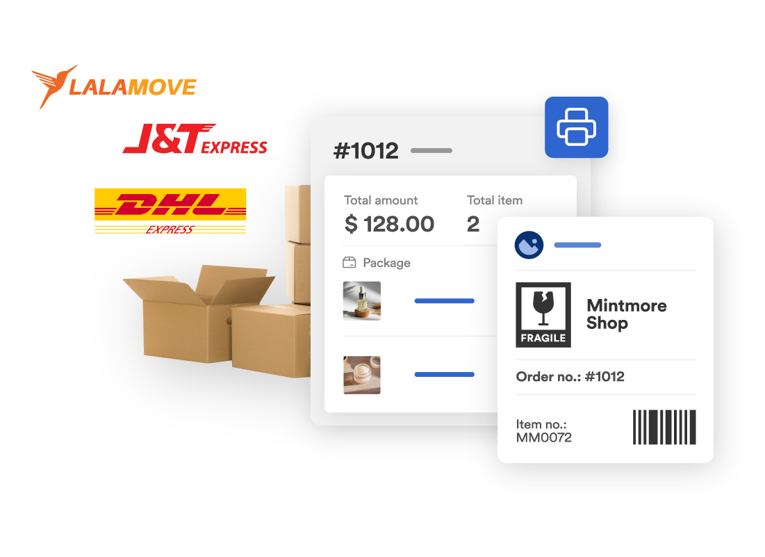  Pemenuhan pesanan automatik  | EasyStore