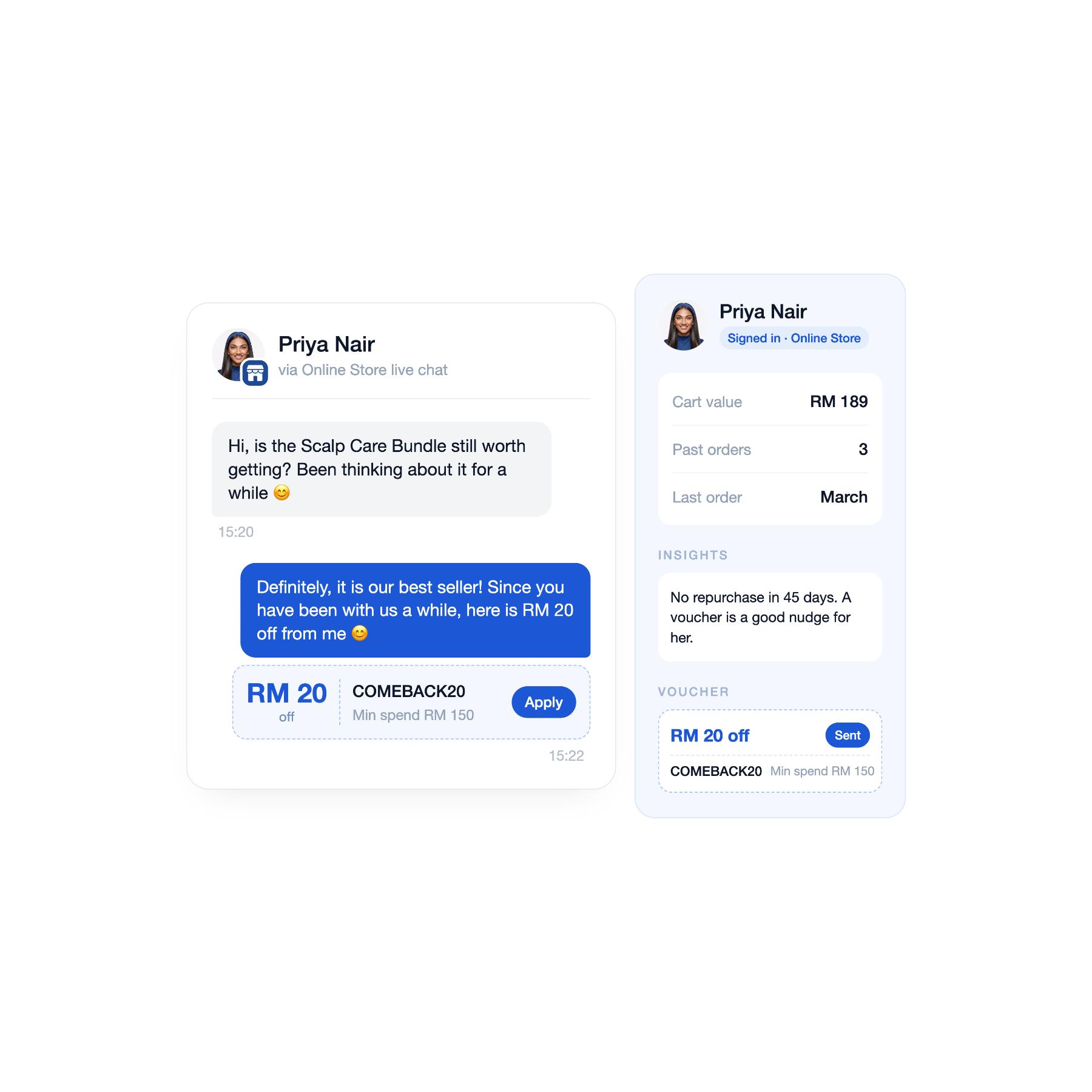 Give eligible customers a reason to complete their purchase | EasyStore