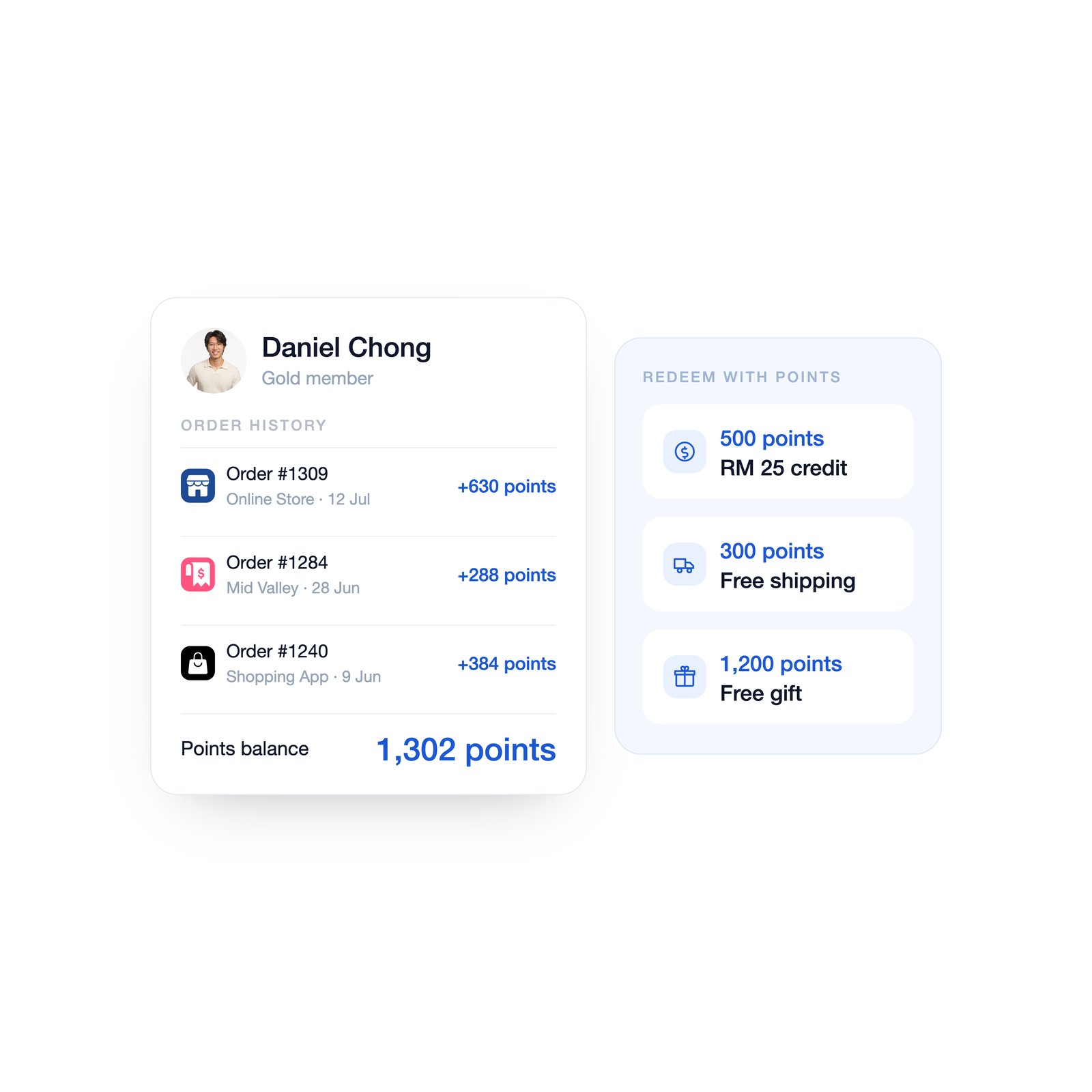 Let every paid purchase earn points towards their next reward | EasyStore