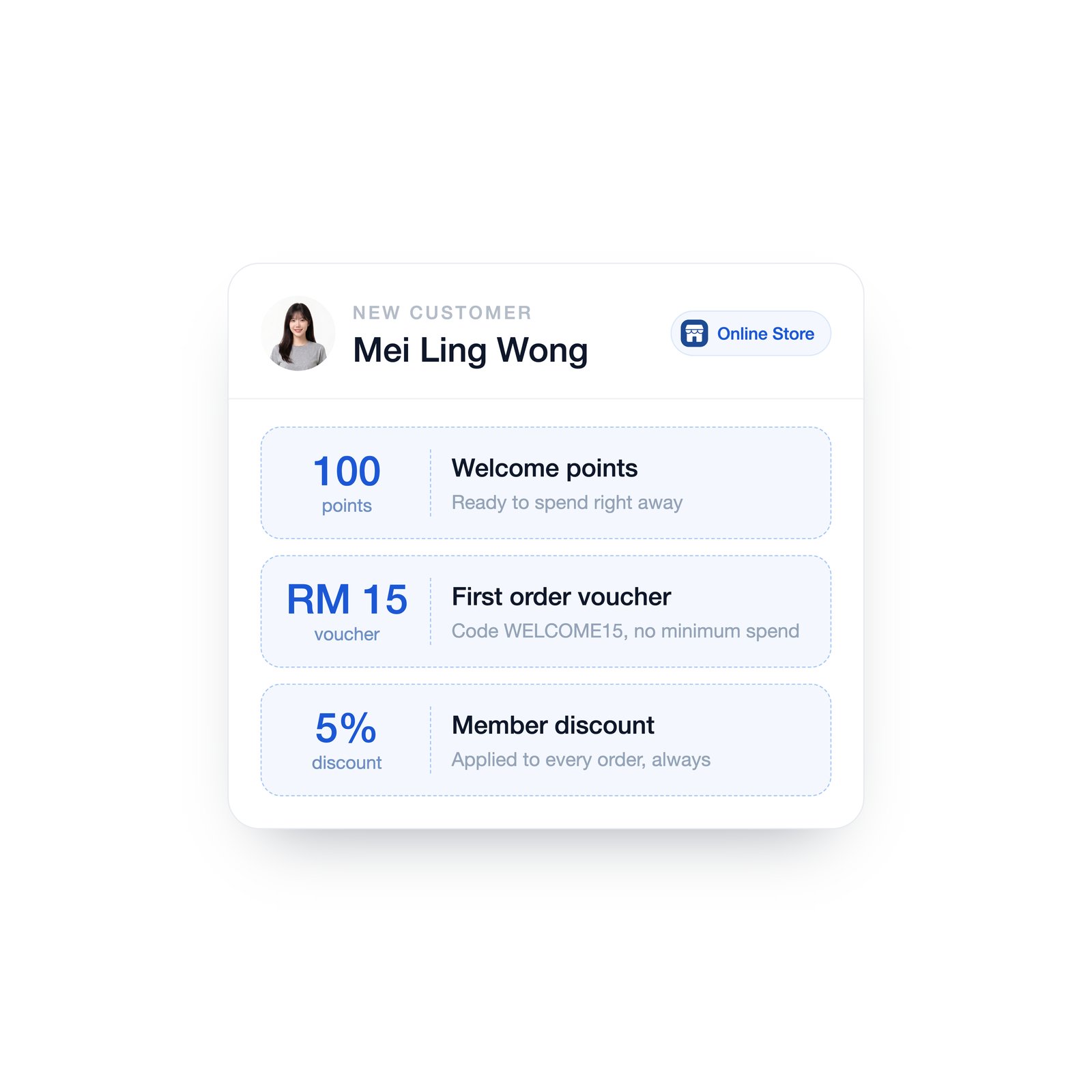 Welcome every new member with a reward they can use | EasyStore