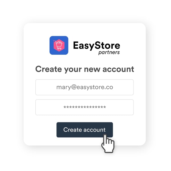  Sign Up  | EasyStore