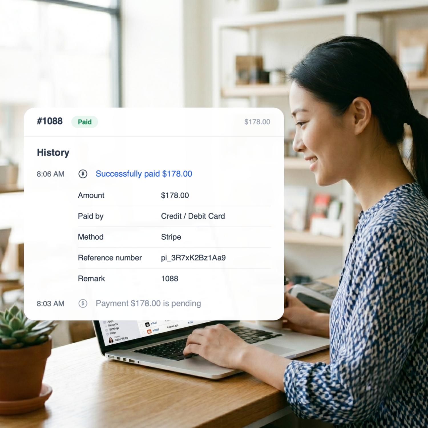 Every payment, automatically matched to its order | EasyStore