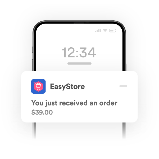  Real-time notifications  | EasyStore