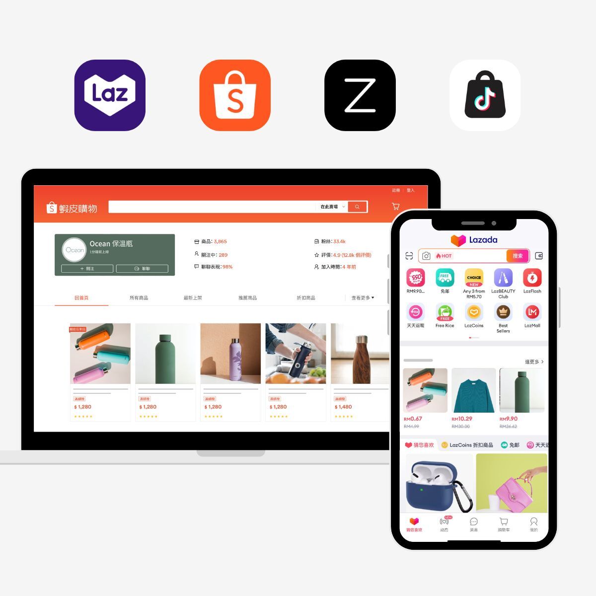  一鍵串接商城平台  | EasyStore