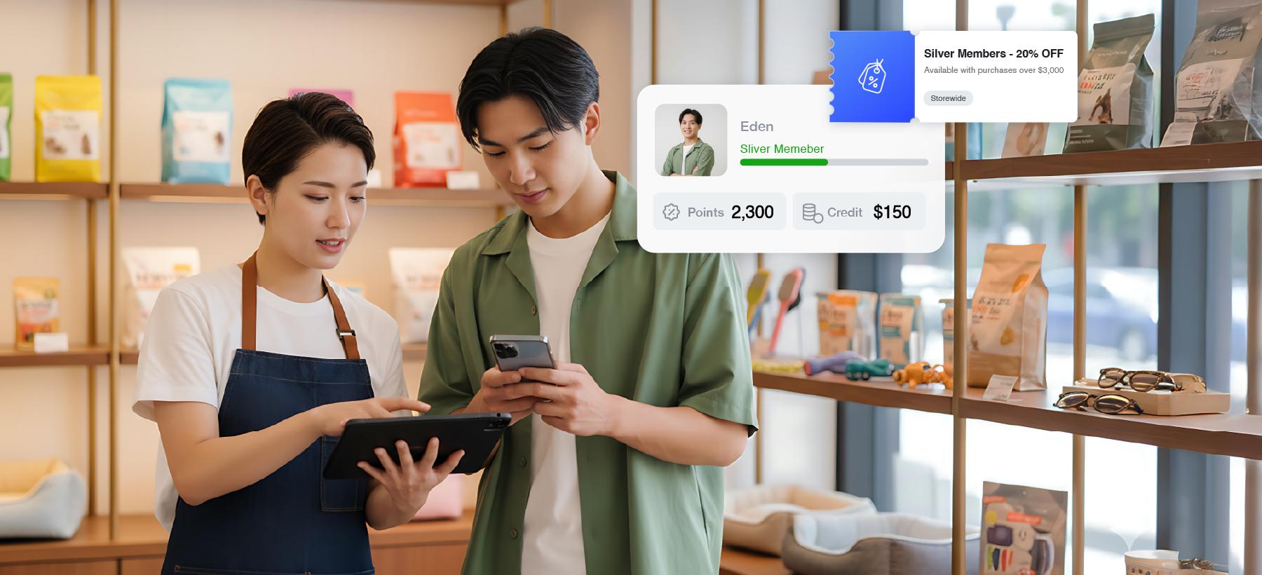 Redeem anywhere they shop | EasyStore
