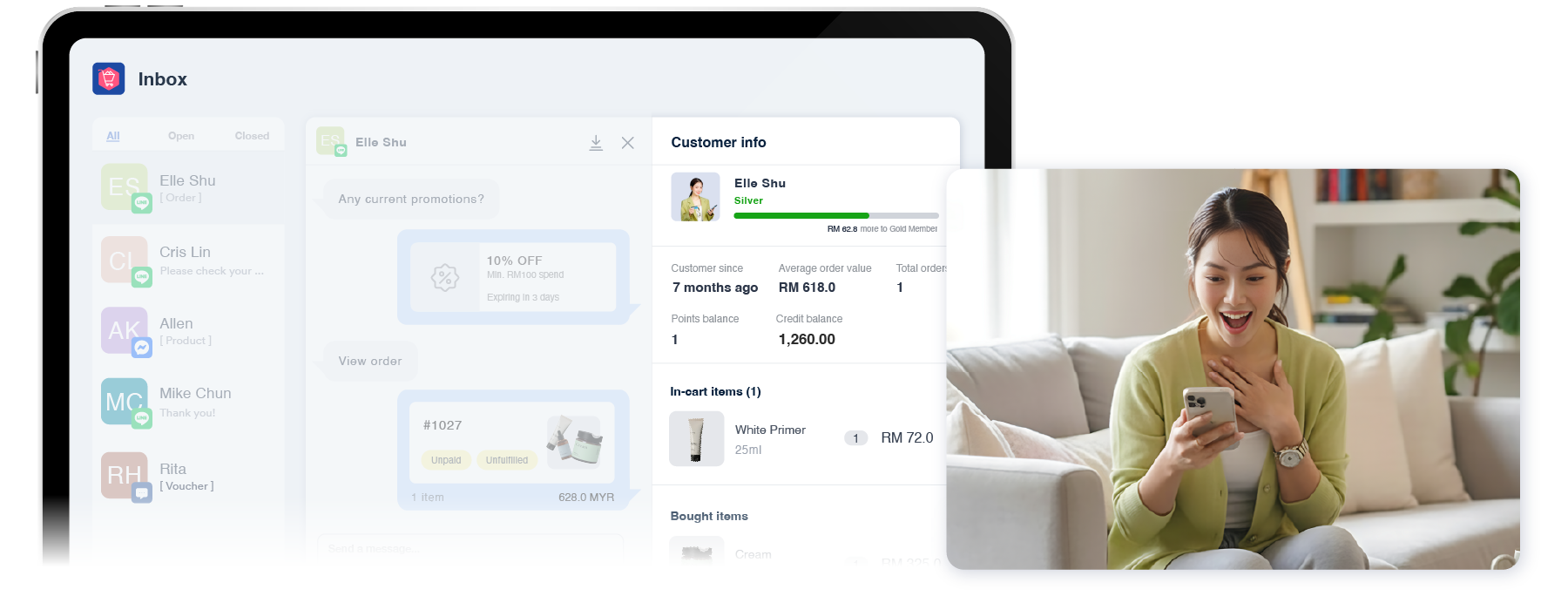 Keep interactions going | EasyStore