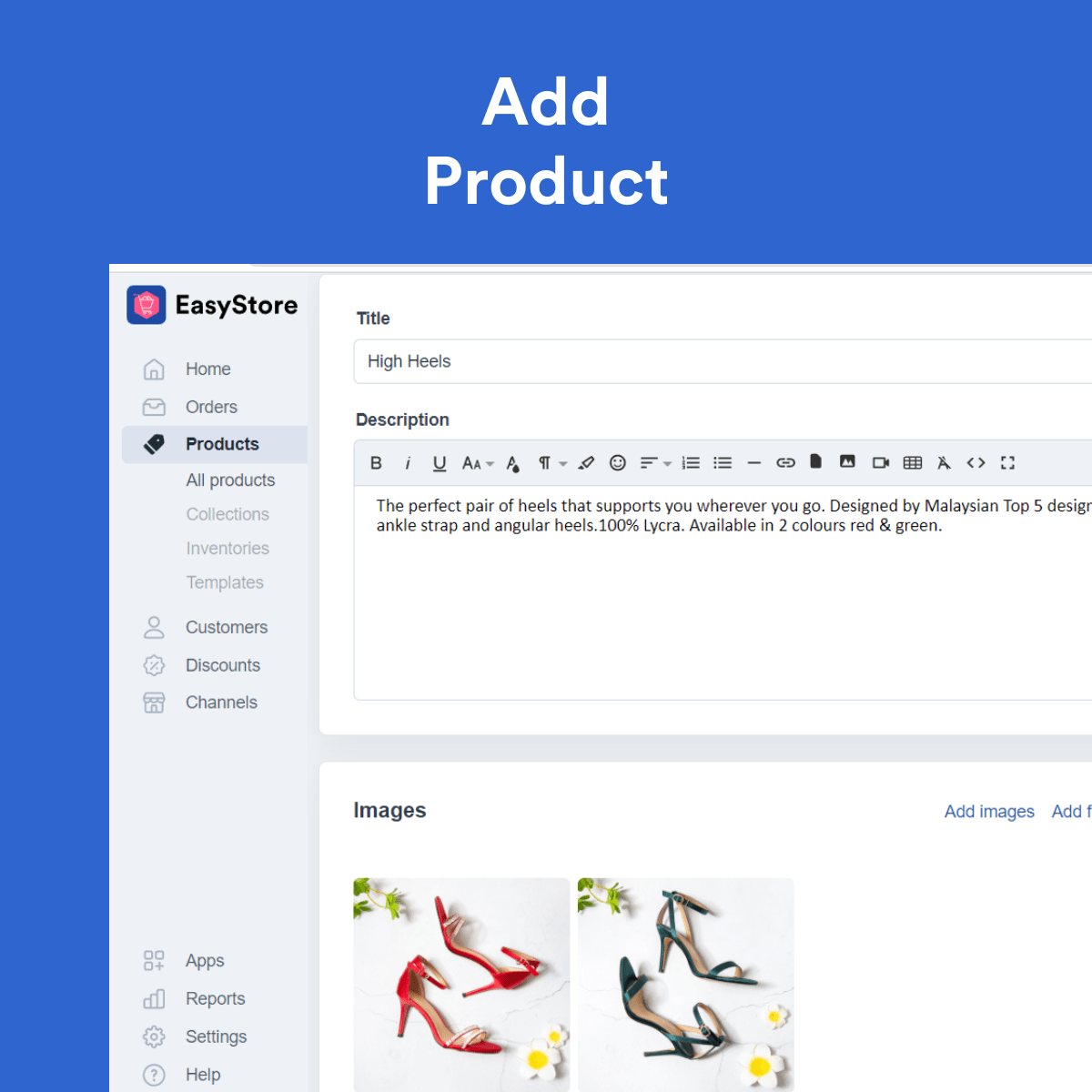 How to add product in EasyStore (with & without variant) | EasyStore