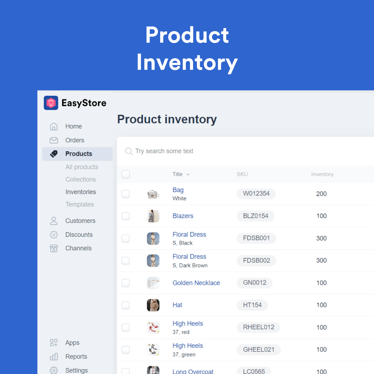 How to track & adjust product inventory | EasyStore