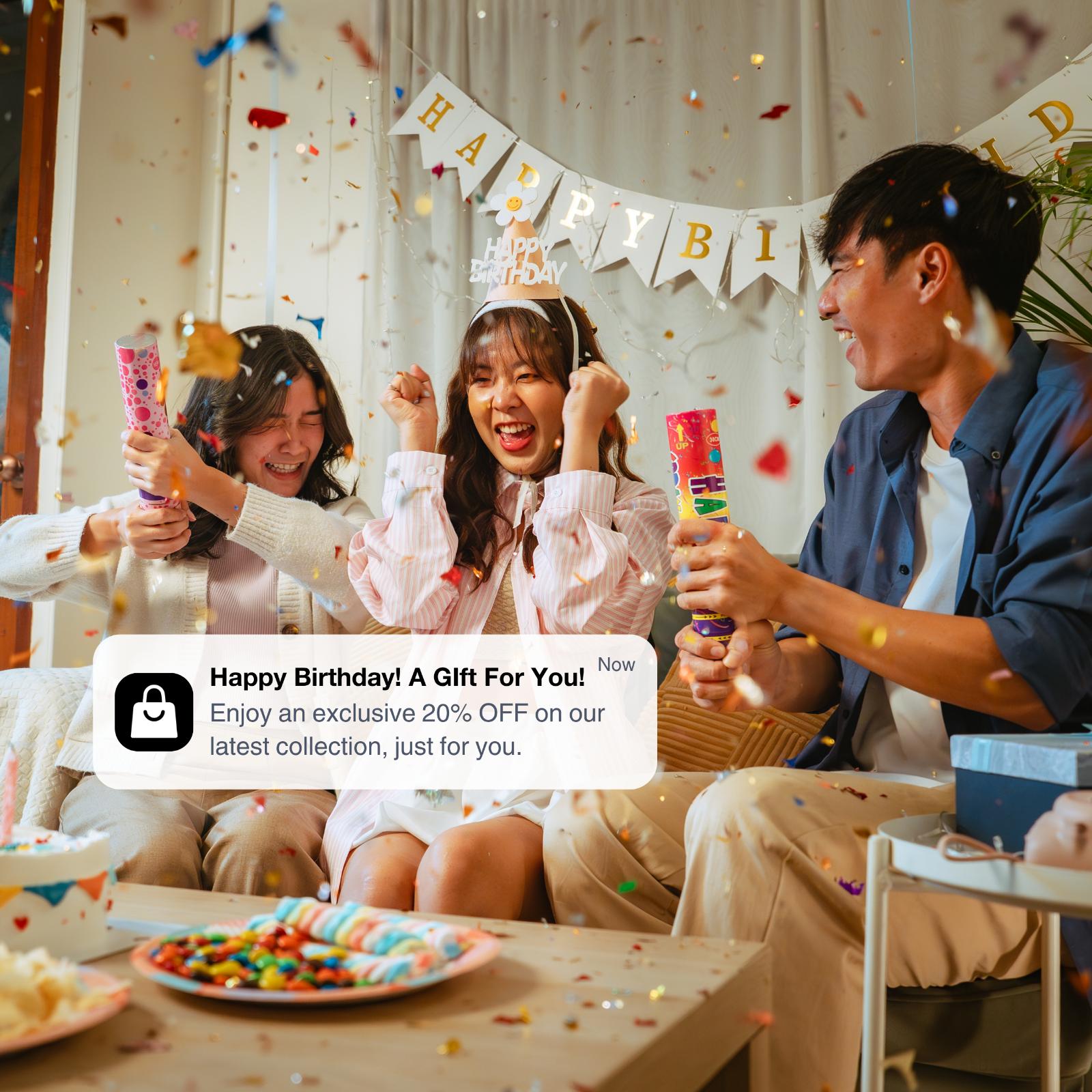 Show up for birthdays and reward milestones | EasyStore