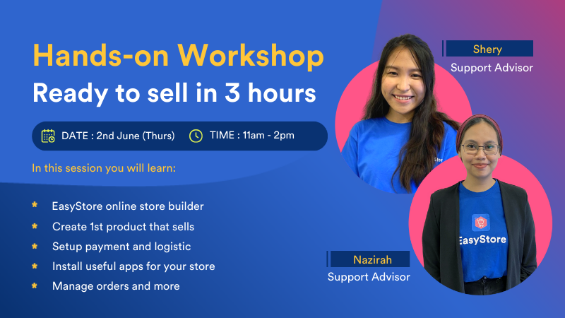 Ready to sell in 3 hours | EasyStore